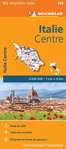 Italy Central (563): Wegenkaart Schaal 1 : 400.000 (Regionale kaarten Michelin, Band 563) von MICHELIN